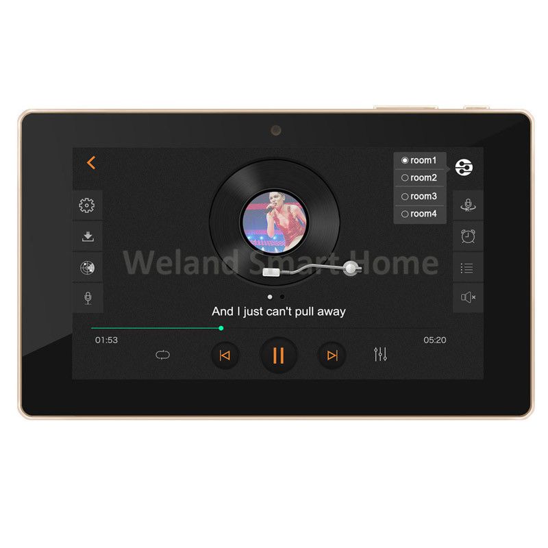 in wall touch screen stereo