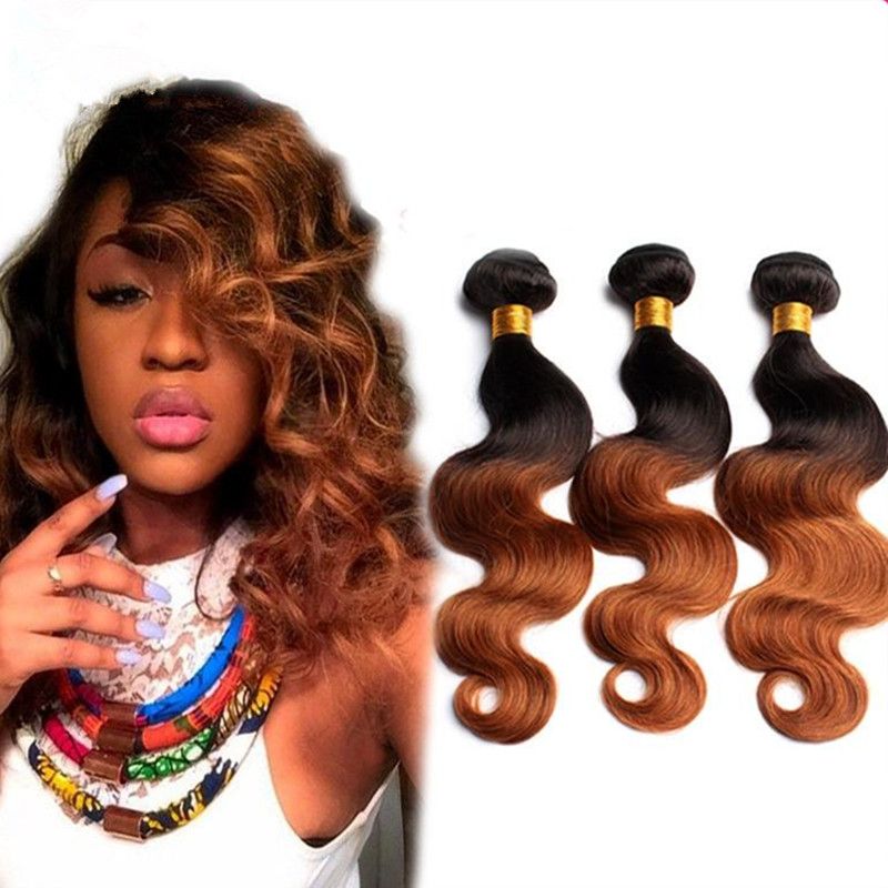 Black Brown Ombre Hair Extensions Two Tone 1b 30 Best 8a Ombre