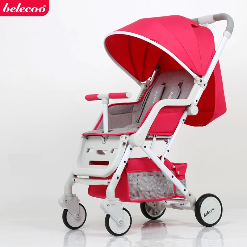 BELECOO Ultra Light Baby Stroller/Pram, Portable Baby Carriage, 4