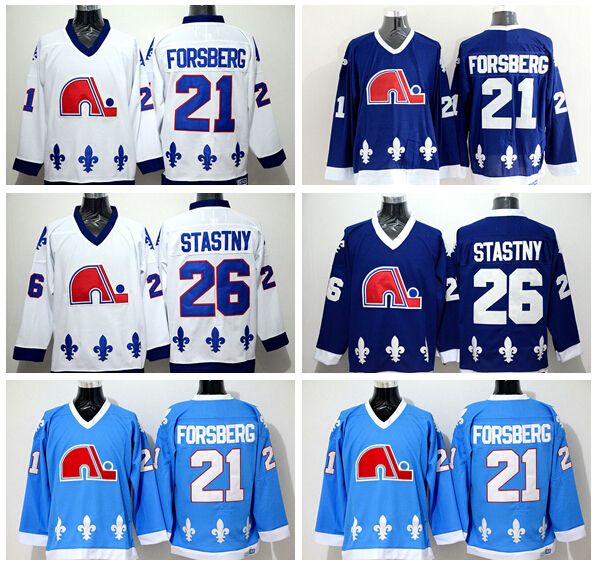 forsberg nordiques jersey