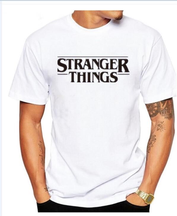 stranger things t shirt mens