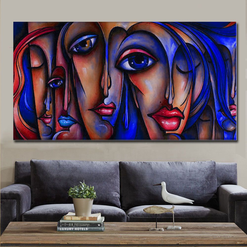 Acheter KG Peint À La Main Pop Art Peintures Abstrait Sexy Lady Big Eye  Fille Toile Art Moderne Personnes Peintures Figure Travail 3 Couleurs  Unstretcher Whosale De 25,06 € Du Kgshop2016 | DHgate.Com