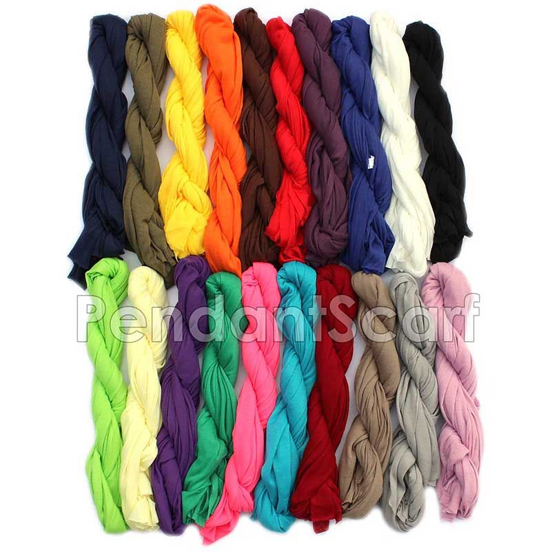 blank cotton scarves