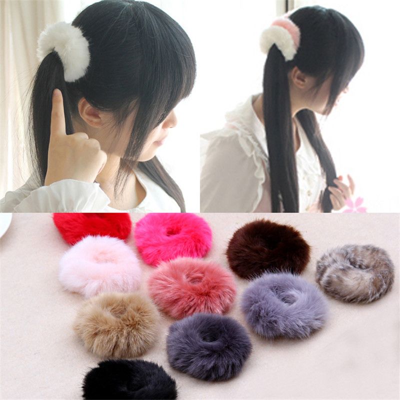 Fuzzy Furry Artificial Rabbit Fur Faux Fur Hair Band Rope Hair Holder Wristband Hair Ring Hair Tie Ponytail Holder Hair Accessories Fuzzy Furry Artificial Rabbit Fur Faux Fur Hair Band Rope Hair Holder Wristband Hair Ring Hair Tie Ponytail Holder Hair Accessories