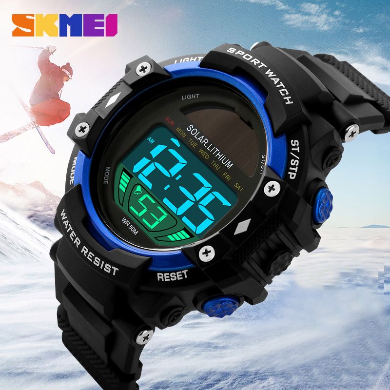 skmei solar power watch
