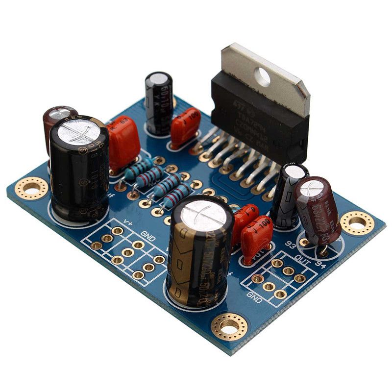 Newest Tda7294 Amplifier Board Electronic 35vdc Mono Hifi Board Kit Electronic Kit Diy 80w 8 Ohm Diy Car Sound Systems Inverting Amplifier From