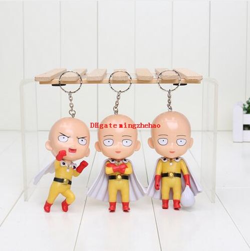 3 Pcs//Set One Punch Man Sensei Saitama PVC Collection Figure Model Toy