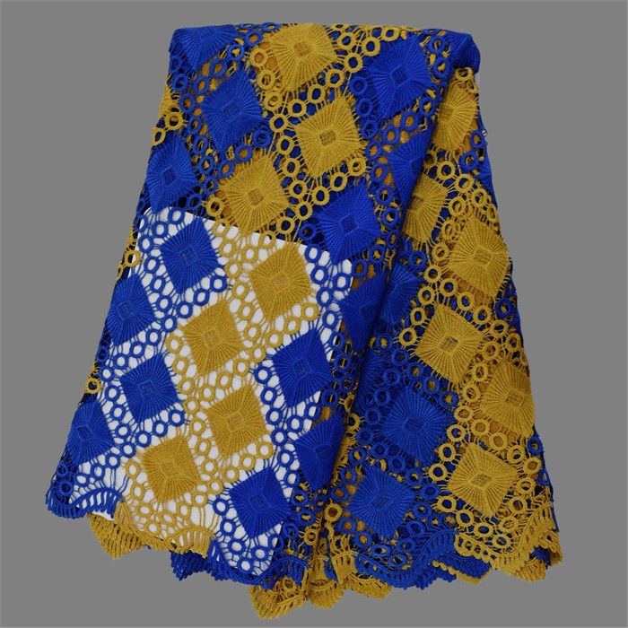 royal blue and gold african dress