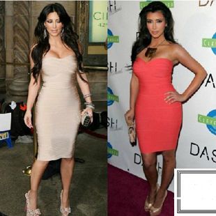 elastic bodycon dress