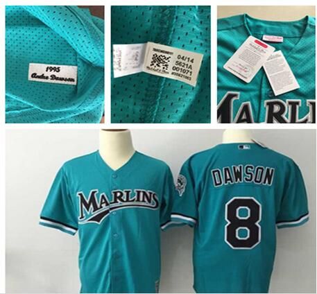 teal marlins jersey