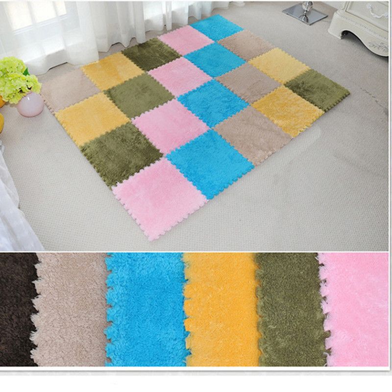 2019 Plush Eva Foam Interlocking Mats Floor Baby Kids Play Bedroom