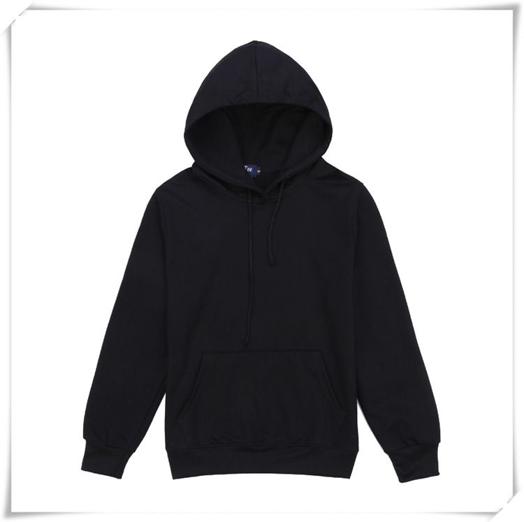 hoodie jacket plain black