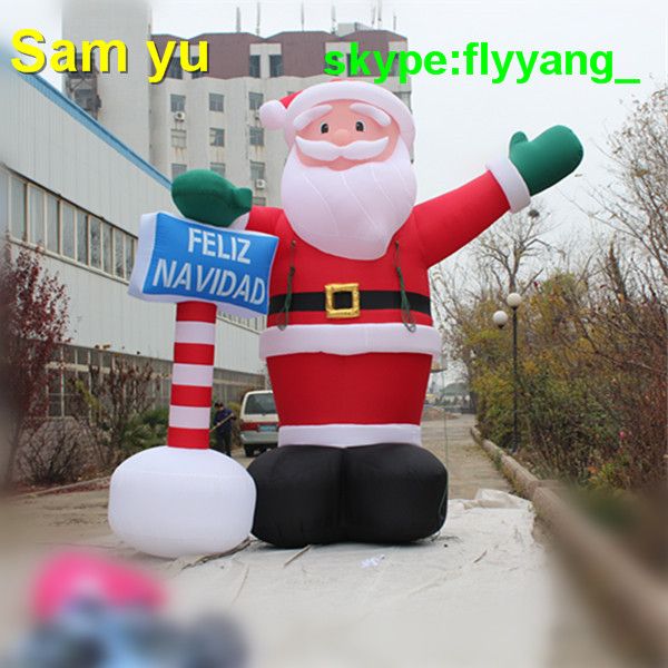 Acheter Pere Noel Gonflable Exterieur De Haute Qualite Pour De Belles Decorations Gonflables De Decorations De Noel Occidentales De 533 28 Du Dminflatable Dhgate Com
