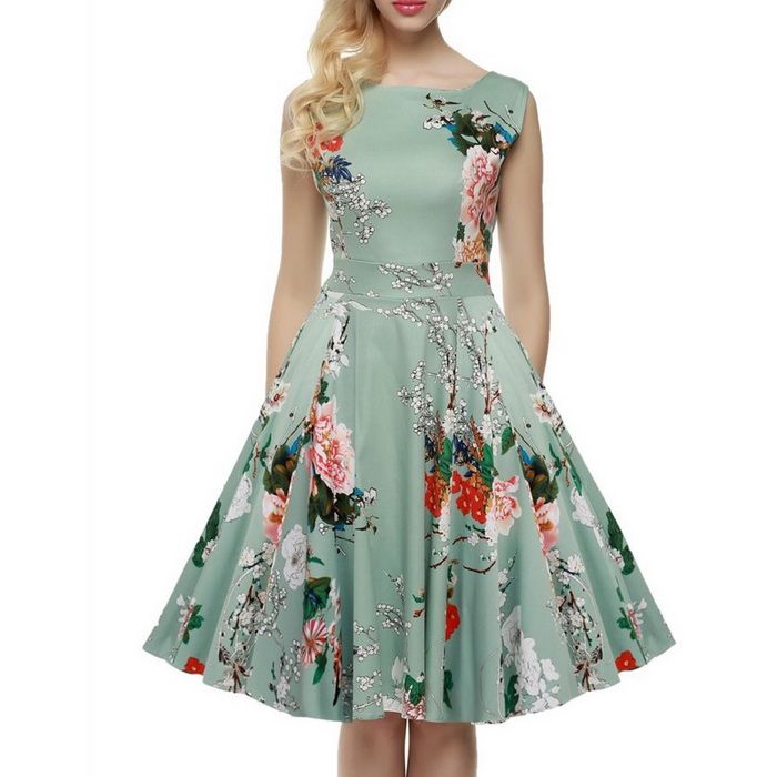 garden cocktail dress