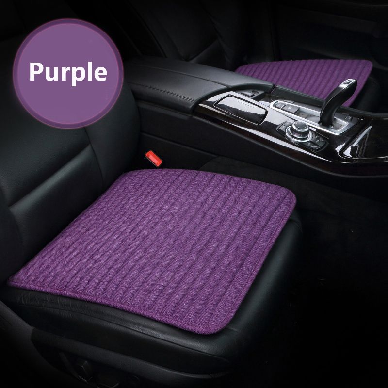 Car Seat Cushion Seasons Universal Type Auto Interior Accessories Soft Purple Car Seat Cover For Front Seats Car Seats Cover Sets Car Seats Covers For