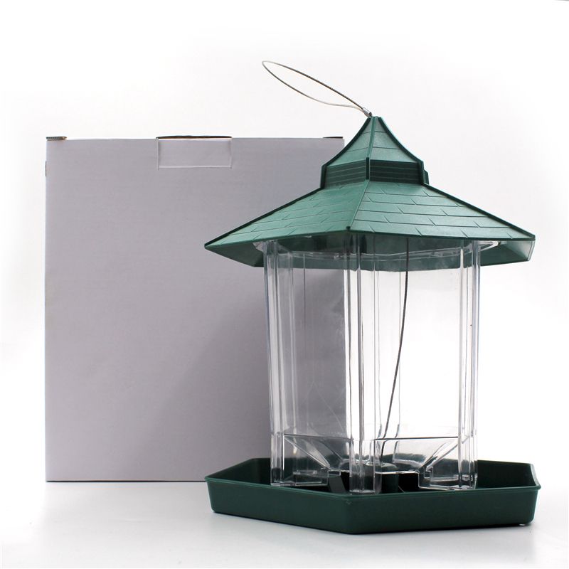 2019 Classical Bird Feeder Plastic Hexagon Outdoor Feeding