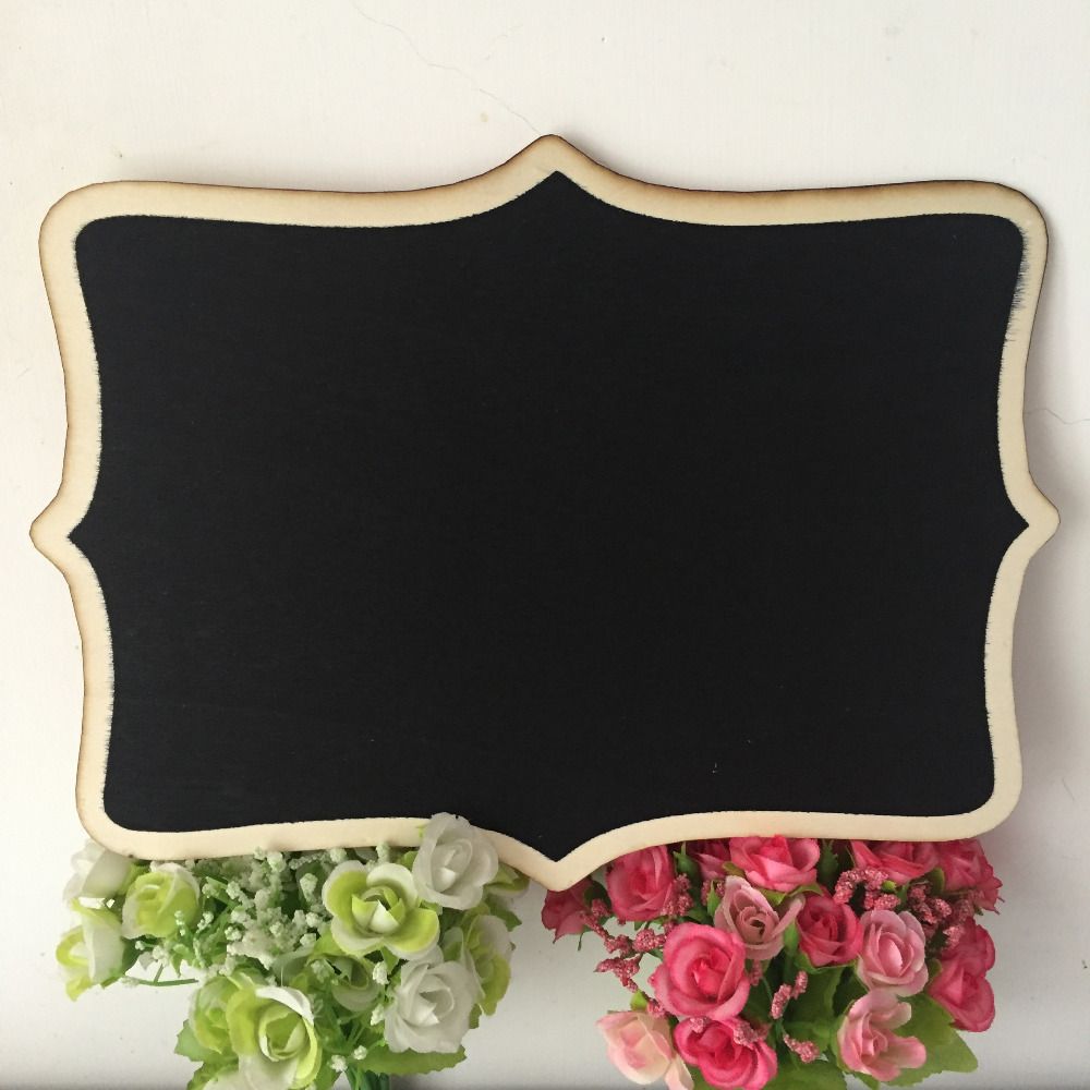 Large 20x27cm Handmade Wooden Blackboard Chalkboard Chalk Board