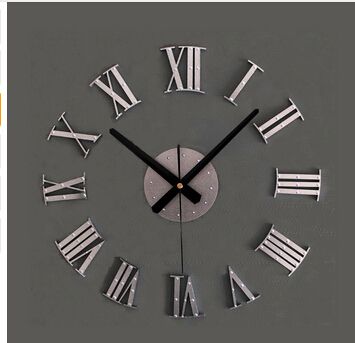 large plastic roman numeral wall clock