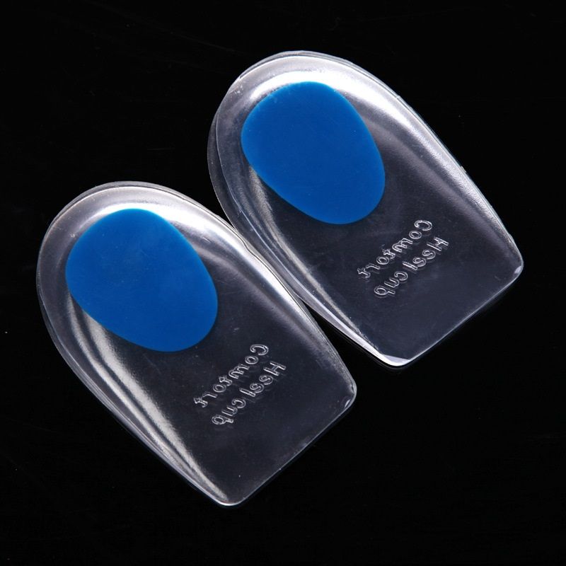 2020 Silicone Gel Insoles Heel Pad Foot Care Cups Calcaneal Spur