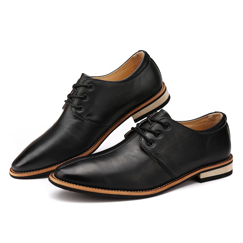 casual black oxford shoes