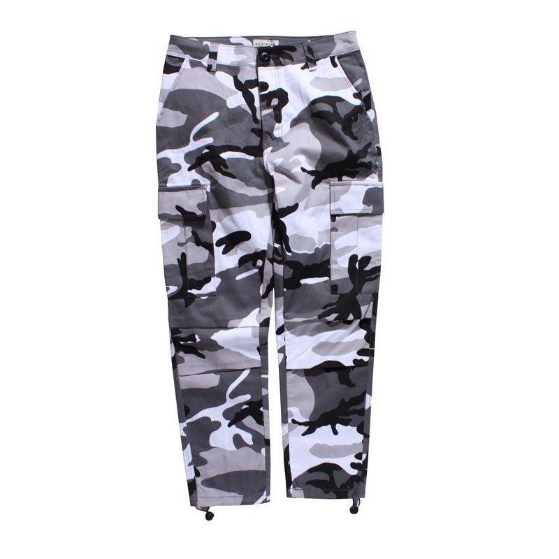 Camo Cargo Pants For Mens Fashion Baggy Tactical Trouser Hip Hop ...