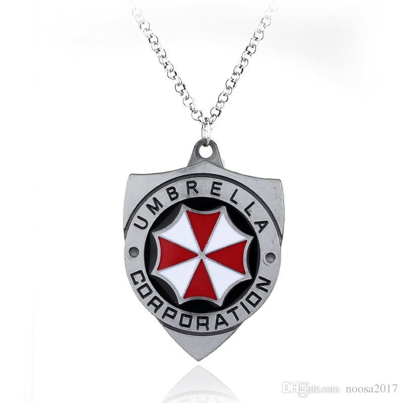 Resident Evil-Umbrella Corporation-Foto De Cúpula De Cristal Collar Colgante