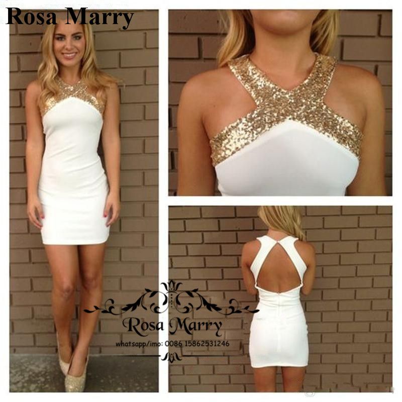 white gold cocktail dresses