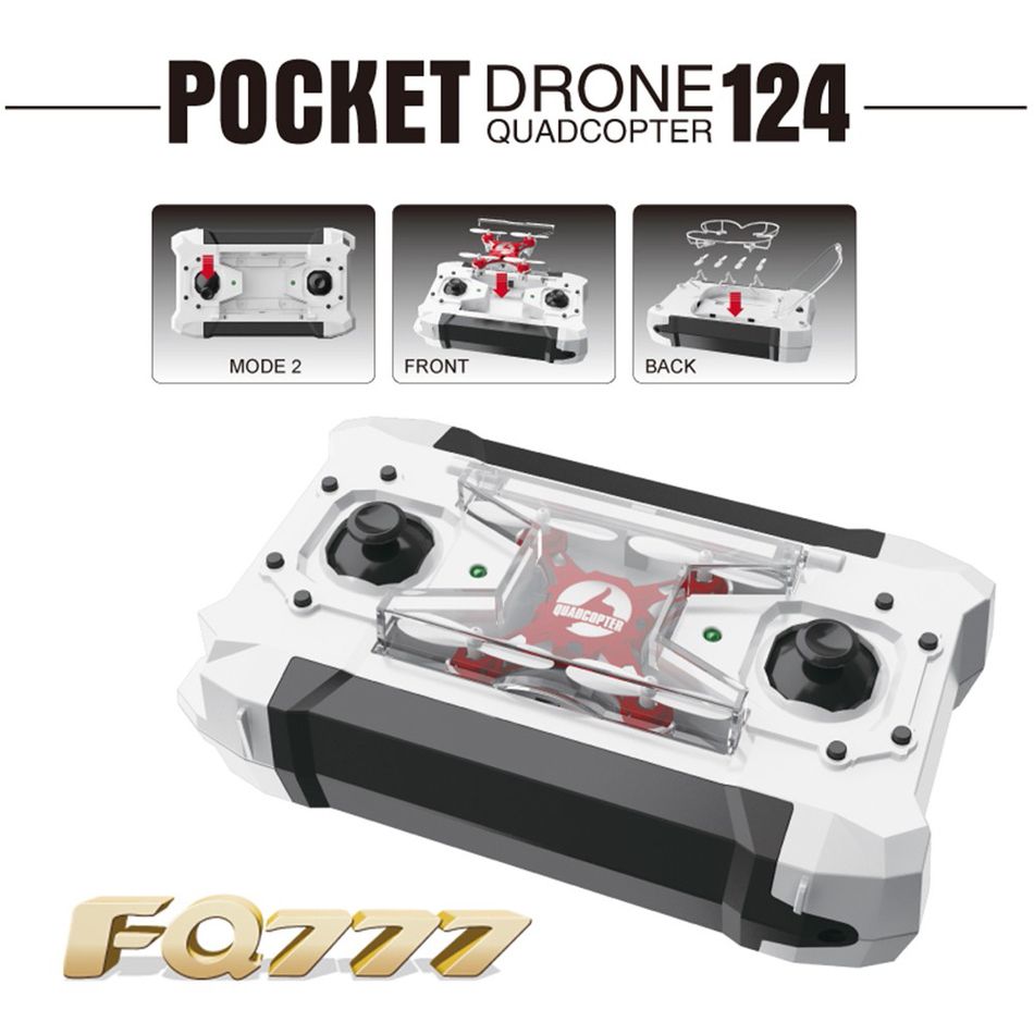 pocket drone 124 quadcopter