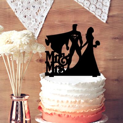 Custom Rustic Wedding Cake Topper Bride And Groom With Script MrMrs Movie Character Custom Rustic Wedding Cake Topper Bride And Groom With Script MrMrs Movie Character