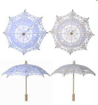 Bianco Hydz 56 cm 58 cm Pizzo Ombrello ombrellone Artigianato Decorazione di Cerimonia Nuziale Puntelli Fotografia Bambino Bambino 