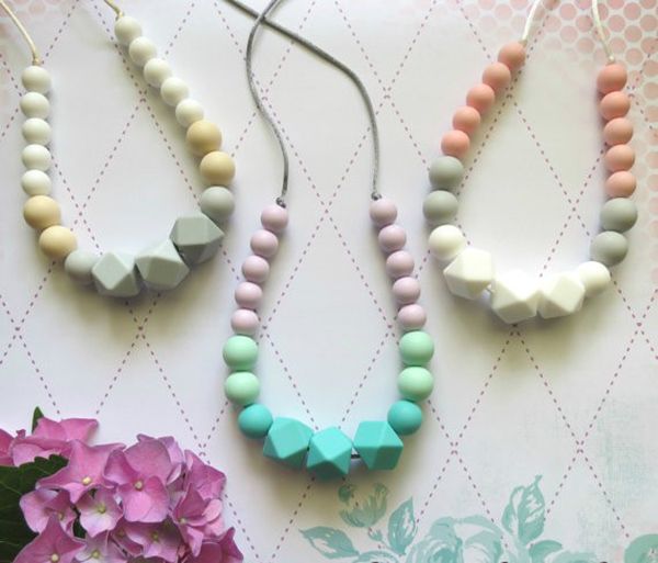 Teething necklace for mum clearance
