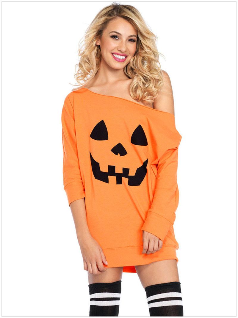 halloween oversized t shirt dress