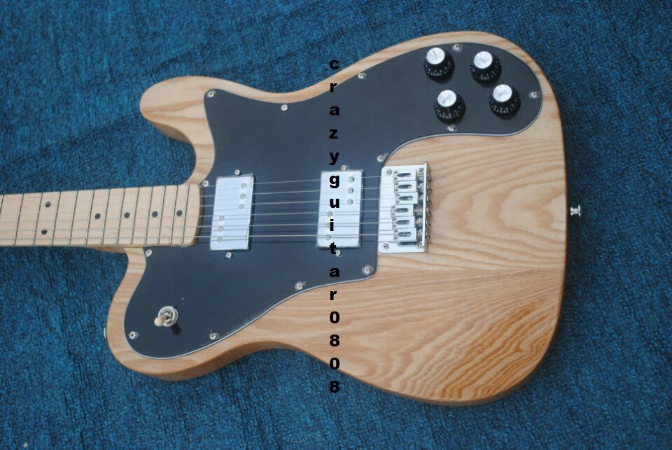 ! Electric Guitar Arm Cut Electric Guitar With Natural Wood Color From