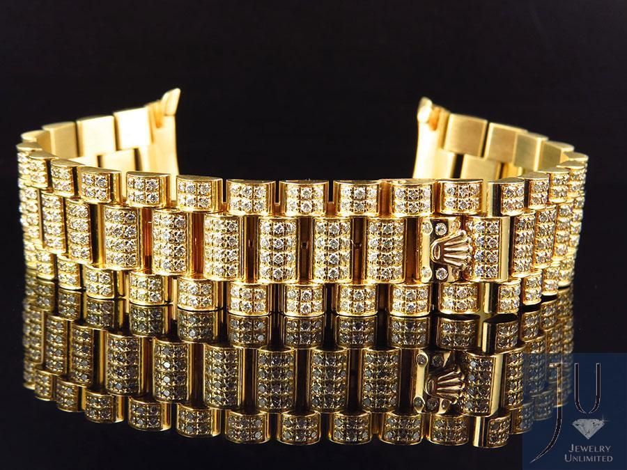 Band For Rolex Day Date 18k Yellow Gold 