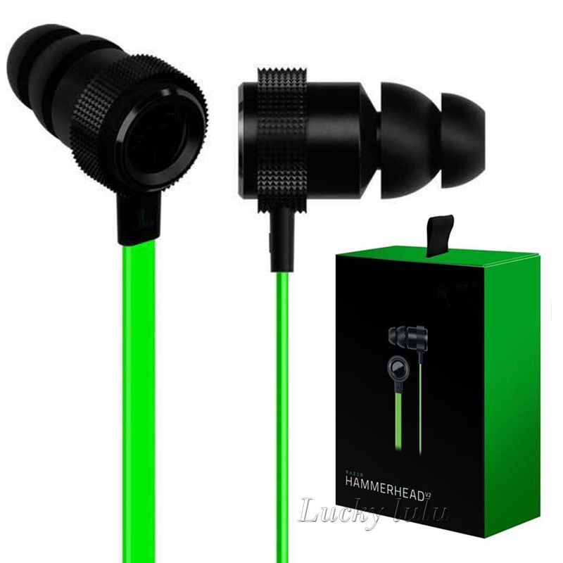 Computer Headsets Computers Tablets Network Hardware Razer Hammerhead Pro V2 In Ear Gaming Headset Pc Laptop Music Earphone With Mic