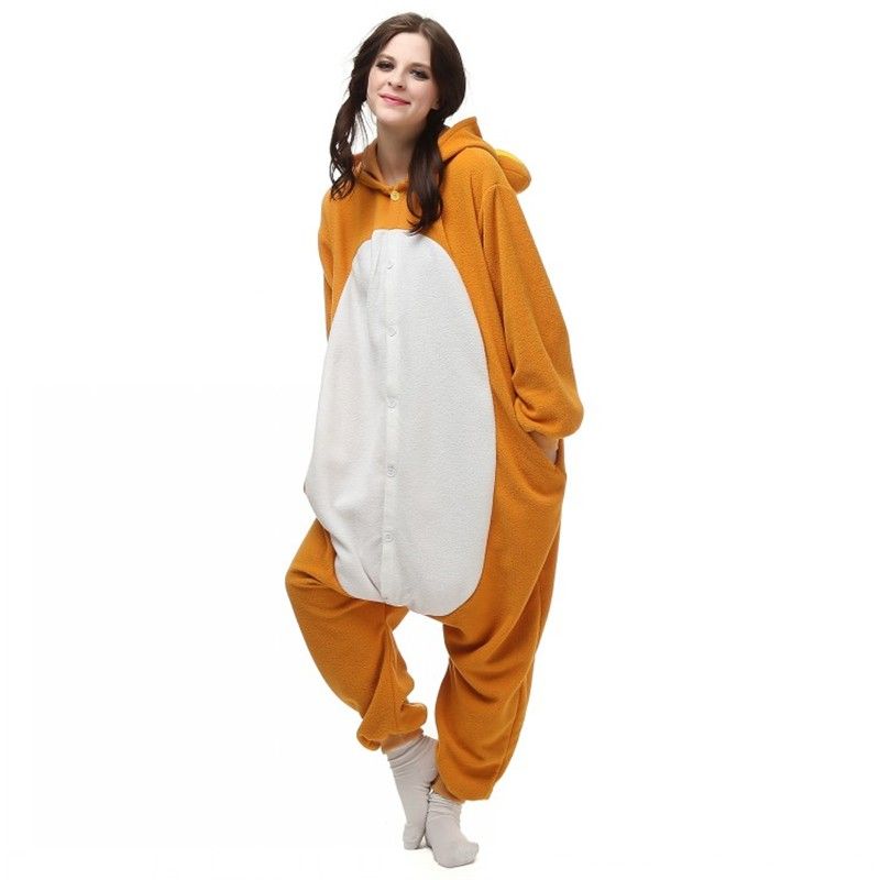 Well Made 2016 NEW Fleece Rilakkuma Bear Kigu Pajamas Anime
