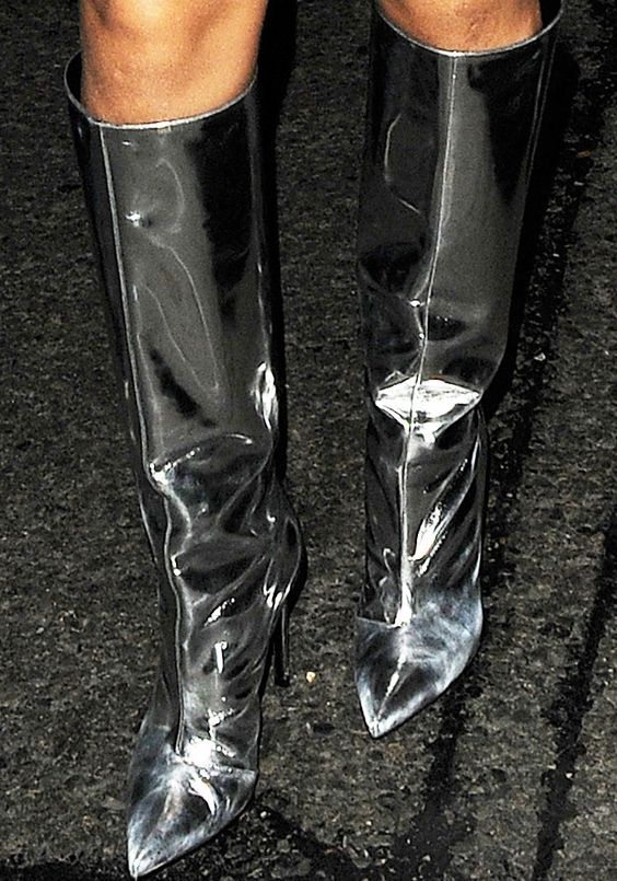 Großhandel Fashion Promi Designer Schuhe Frau Metallic Gespiegelt Leder Silber Booties Plain Spitz Stiletto High Heels Kniehohe Stiefel Frauen Von Großhandel Fashion Promi Designer Schuhe Frau Metallic Gespiegelt Leder Silber Booties Plain Spitz Stiletto High Heels Kniehohe Stiefel Frauen Von