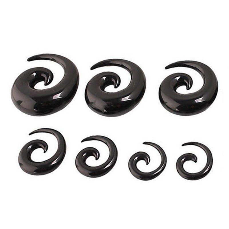 Verheugen Kinderpaleis kalmeren Shop Plugs & Tunnels Online, Black Acrylic UV Spiral Flesh Tunnel Gauges  Tapers Stretcher Ear Plug Promotion With As Cheap As $19.1 Piece |  DHgate.Com
