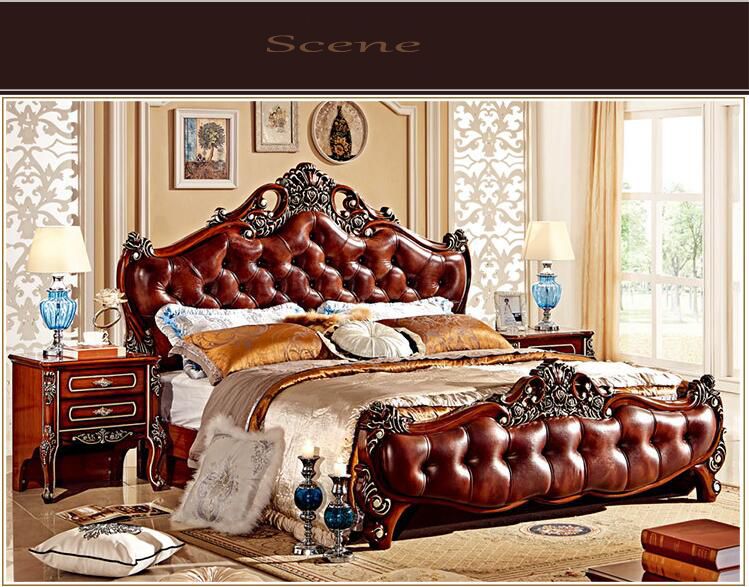 Hot Selling Modern European Solid Wood Bed Fashion Carved 1 8 M Bed French Bedroom Furniture 75844 Canada 2019 From Tengtank Cad 1320 30 Dhgate