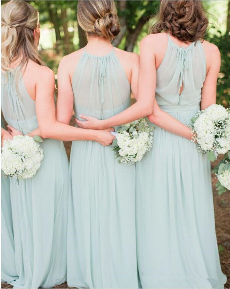 2019 Summer Light Green Bridesmaid 