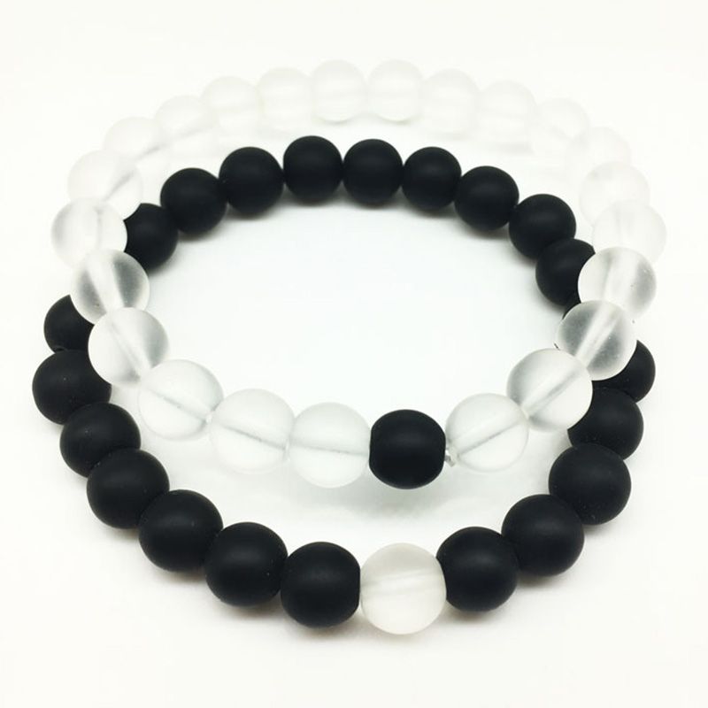 Pulsera De Pareja Femenina Pulsera De Piedra Natural Yin Y Y Pulsera De Pareja Femenina Pulsera De Piedra Natural Yin Y Y