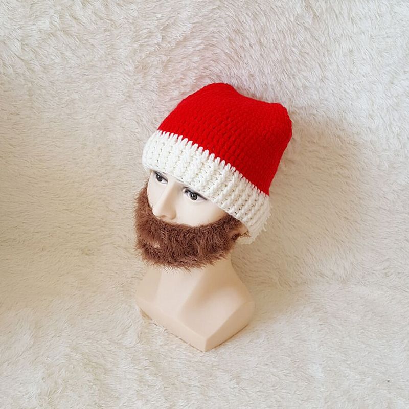 Nuevas ventas calientes gorras tejidas de punto de Navidad de invierno  cálido suave unisex cráneo gorra