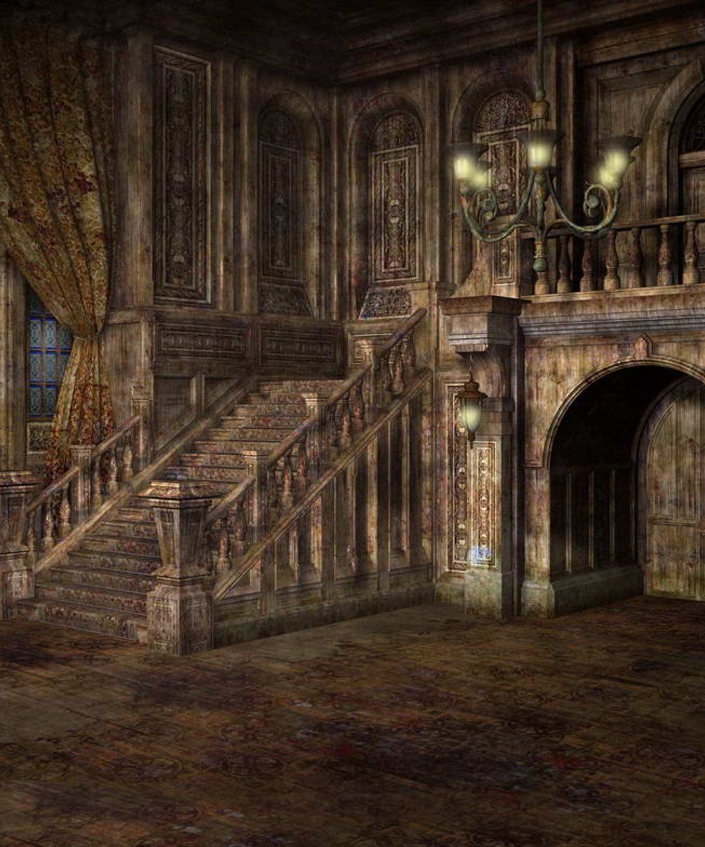 2020 Vintage Castle Photography Backgrounds Chandelier Light