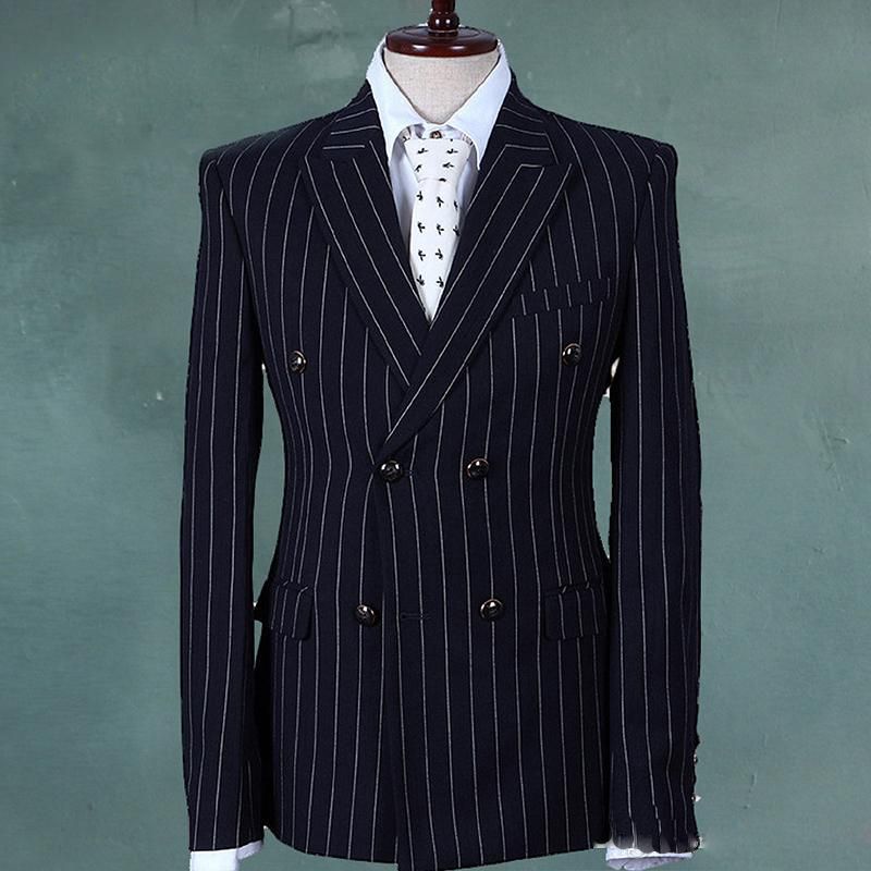 Acquista Abiti Gessati Doppio Petto Su Misura Di Alta Qualita