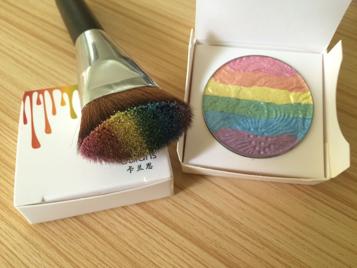 rainbow blush