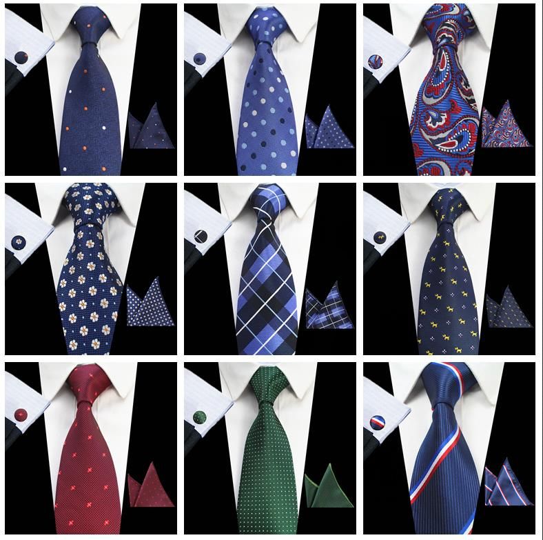 Mens Ties Silk Design Neck Ties 8cm Plaid/&Striped Ties for Men Formal Business