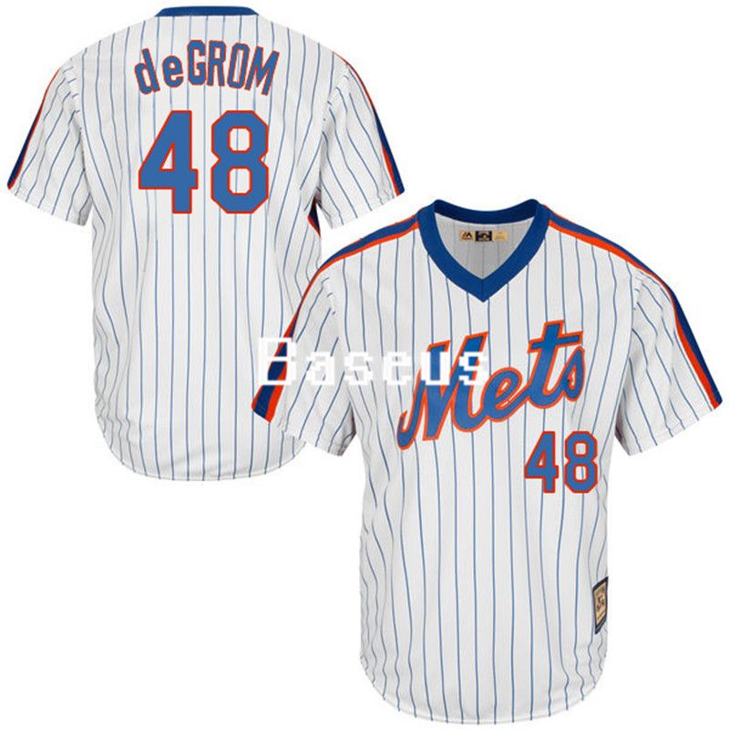 Men Women Youth Mets Jerseys 48 Jacob Degrom Baseball Jerseys - China New  York and Mets price