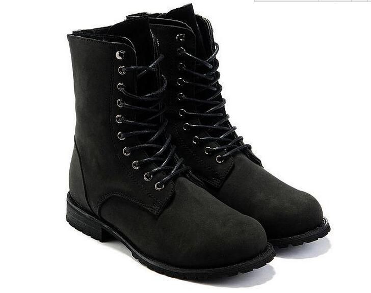 retro combat boots mens