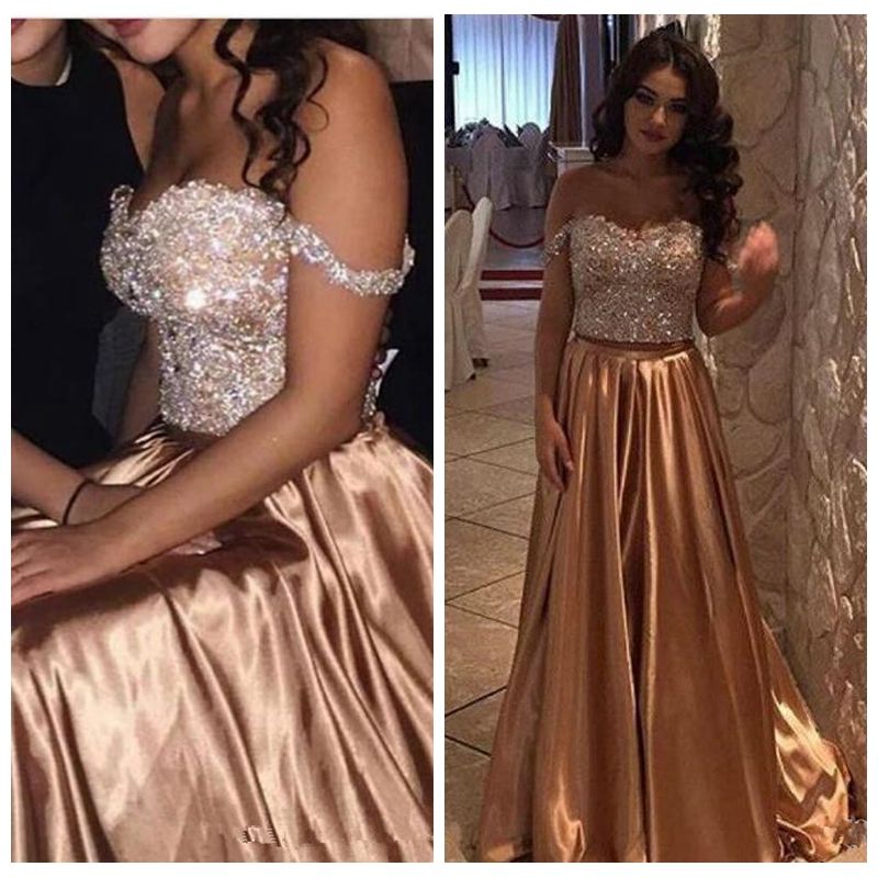 prom dresses with crystals