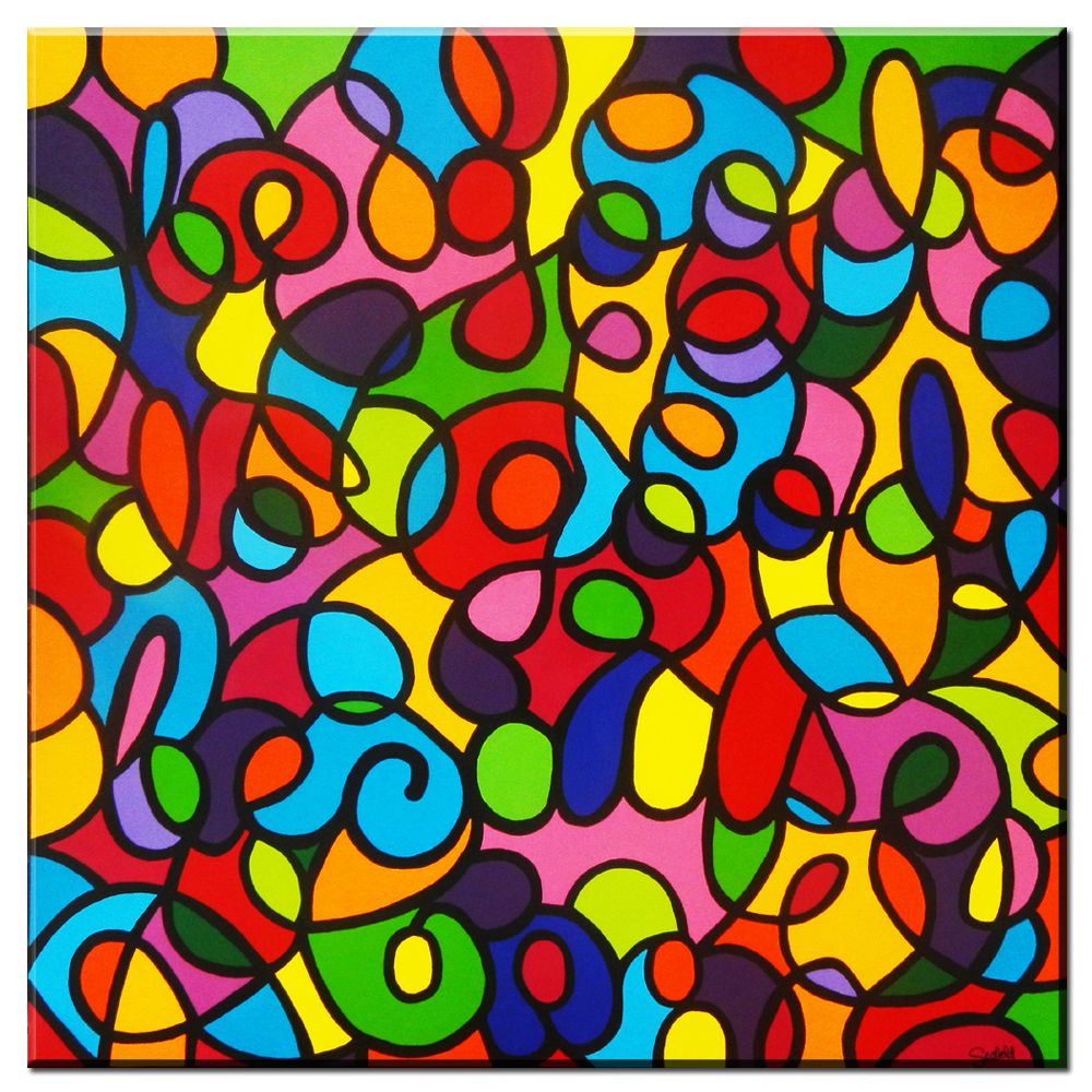 Acquista Zz1002 Moderna Su Tela Colorata Quadri Su Tela Astratta Pittura A Olio Arte Soggiorno Camera Da Letto Decorazione Senza Cornice Arte Della Parete A 6 61 Dal Xiadar01 Dhgate Com